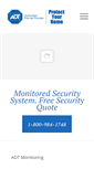 Mobile Screenshot of monitoredsecuritysystem.com