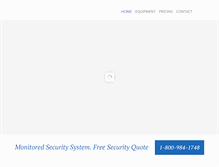 Tablet Screenshot of monitoredsecuritysystem.com